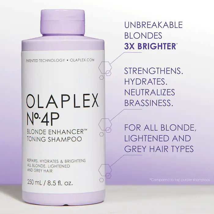 Olaplex No. 4P Blonde Enhancer Toning Shampoo